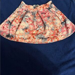 Bethany Mota Floral Women's Skirt in Pink and Gray